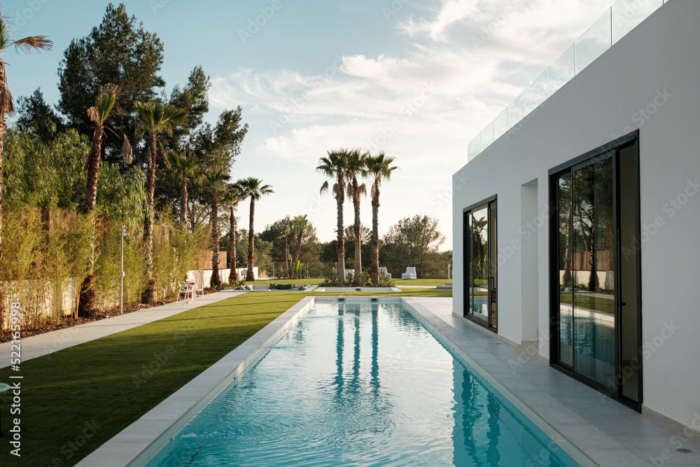 Pool in luxury villa